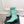 CC Double C Ankle Boots 3.5CM Mint Green Croc-Embossed Leather 946904