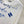 CC Hooded Lace Trim Shirt Blue Script Lettering 416094