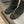 CC Sock Ankle Boots Block Heel 6cm Black Suede Knit 958122
