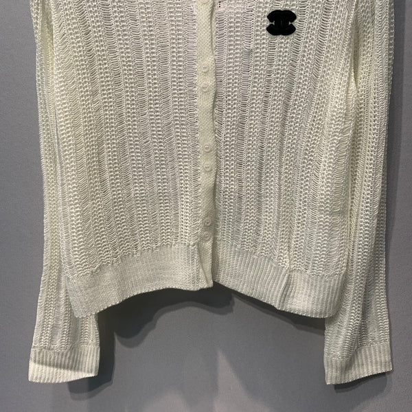 Chanel 26SS Cropped Cardigan Knit Wool 416572