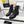 CC Lace-Up Ankle Boots 5CM Black Quilted Leather 958903
