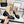 CC Lace-Up Ankle Boots 5CM Beige Black Quilted Leather 958902