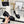 CC Lace-Up Ankle Boots 5CM White Black Quilted Leather 958901