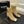 CC Ankle Boots White Square Toe Beige Gold Suede Leather 958071