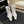 CC Ankle Boots White Square Toe White Black Mesh Patent Leather 958068