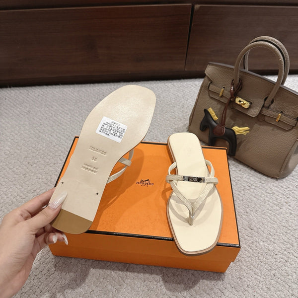 HM Miss Sandal Cream in Calfskin 959971