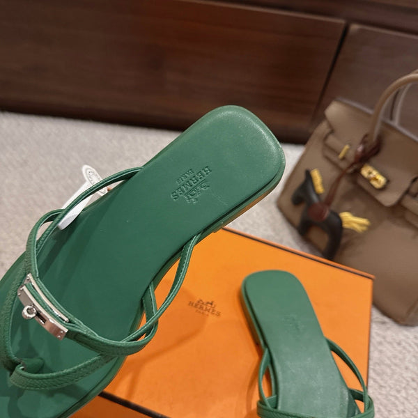 HM Miss Sandal Green in Calfskin 959968