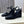 HM Wedge Sandals 10.5CM Black Leather 959357