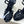 HM Wedge Sandals 10.5CM Black Leather 959357