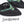 YSL Folie Slingback Pumps 6.5cm Black Mesh Green Leather 961602