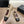 CC Square-Toe Mary Jane Flats Beige Black Lambskin 961512