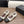 CC Square-Toe Mary Jane Flats White Black Lambskin 961511