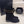 CC Mid-Calf Boots 4CM Gold Chain Charm Black Suede 961499