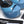YSL Kika Platform Sandals Stiletto Heel Blue Patent Leather 961643
