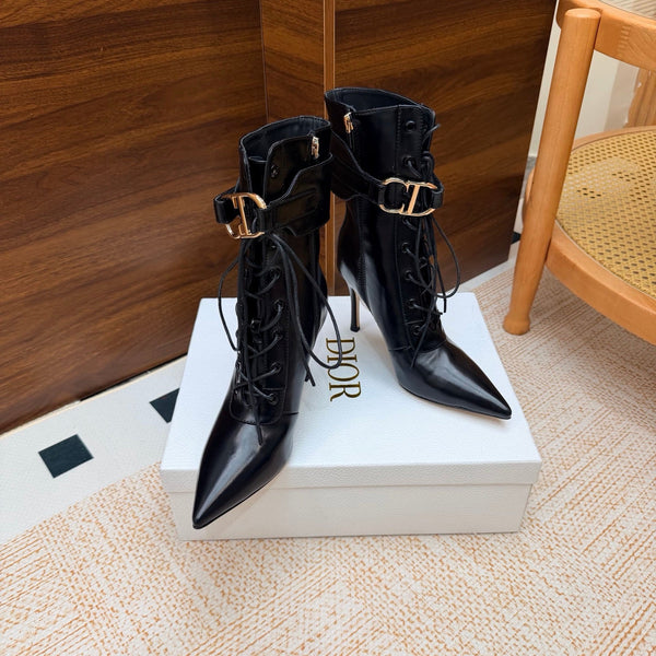 CD 26s D-Legacy Ankle Boots 8cm Black Leather 973981