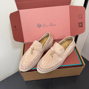 LP Summer Charms Walk Loafers Beige Suede 984725