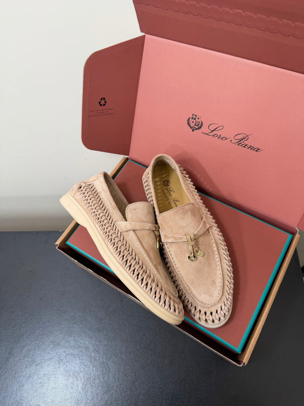 LP Summer Charms Walk Loafers Beige Suede 984725
