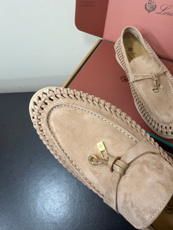 LP Summer Charms Walk Loafers Beige Suede 984725