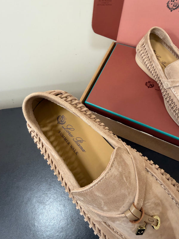 LP Summer Charms Walk Loafers Beige Suede 984725