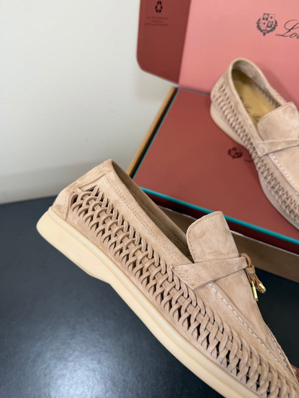 LP Summer Charms Walk Loafers Beige Suede 984725