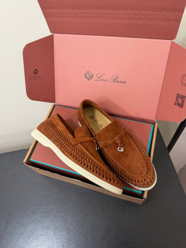 LP Summer Charms Walk Loafers Brown Suede 984724