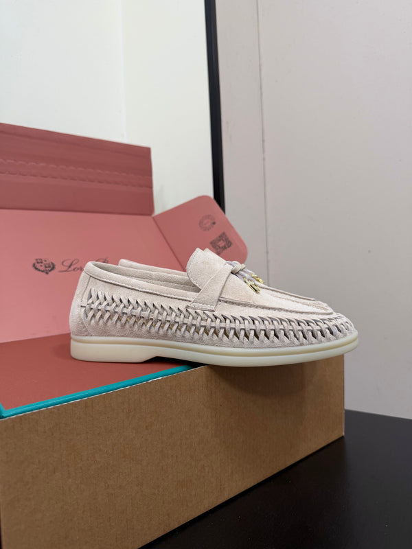 LP Summer Charms Walk Loafers Cream Suede 984722