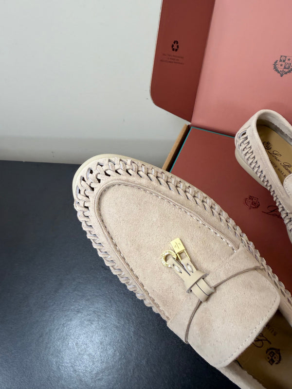 LP Summer Charms Walk Loafers Cream Suede 984722