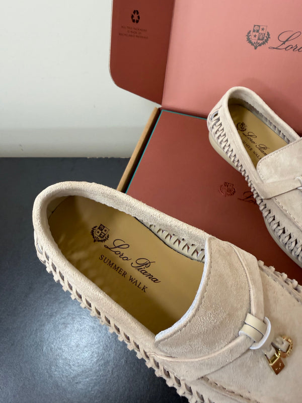 LP Summer Charms Walk Loafers Cream Suede 984722