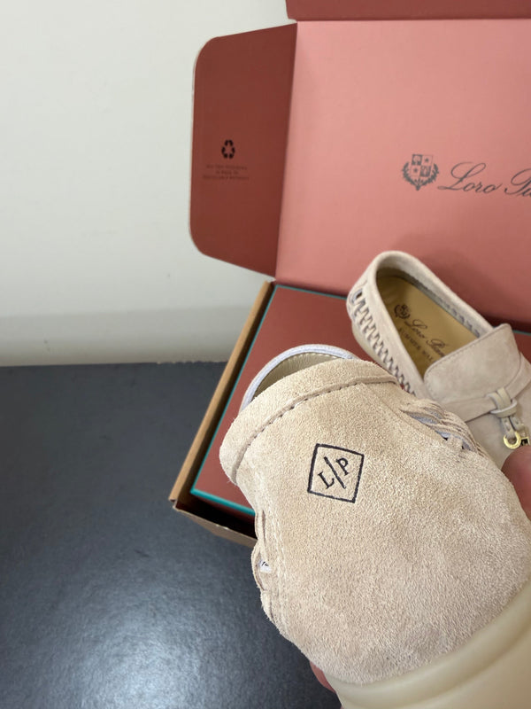 LP Summer Charms Walk Loafers Cream Suede 984722
