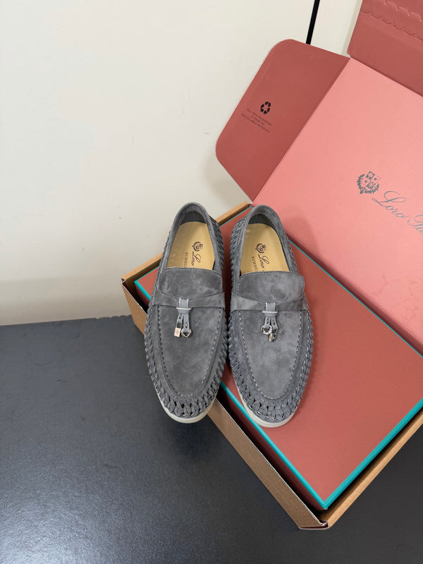 LP Summer Charms Walk Loafers Grey Suede 984721