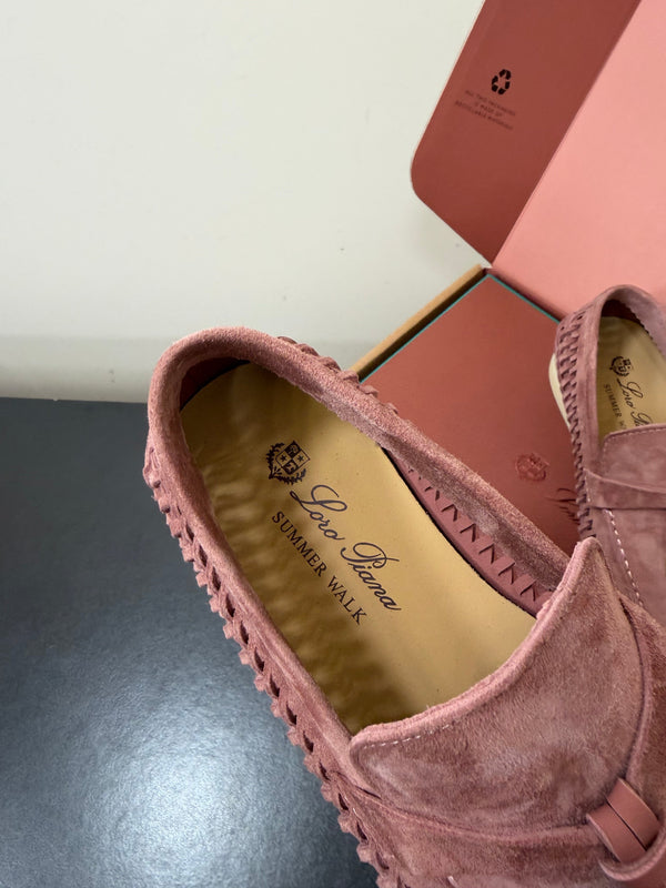 LP Summer Charms Walk Loafers Pink Suede 984719