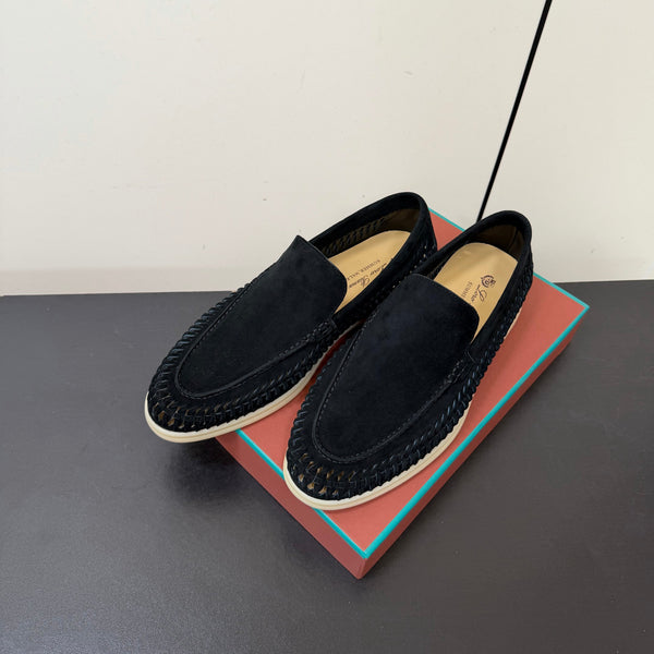 LP Summer Walk Loafers Black Suede 984718