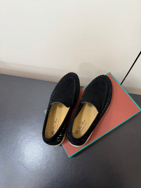 LP Summer Walk Loafers Black Suede 984718