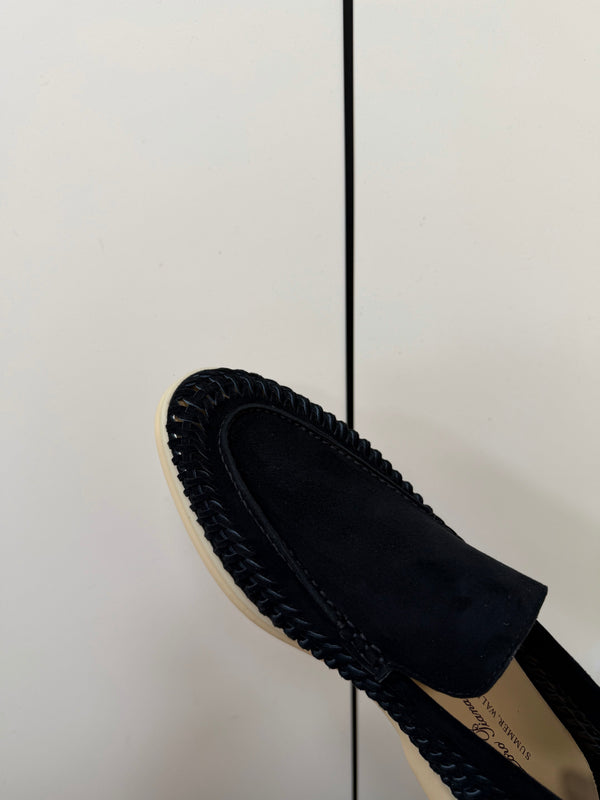 LP Summer Walk Loafers Black Suede 984718