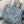 CD Book Tote With Strap Toile de Jouy Floral Garden Embroidery Blue Canvas 164670