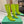 BLC Cagole Knee-High Boots 9.5cm Neon Green Leather 985499