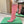 BLC Cagole Knee-High Boots 9.5cm Pink Leather 985498