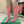 BLC Cagole Knee-High Boots 9.5cm Pink Leather 985498