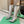 BLC Cagole Knee-High Boots 9.5cm Silver Leather 985496