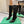 BLC Cagole Knee-High Boots 9.5cm Black Leather 985495