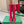 BLC Cagole Knee-High Boots 9.5cm Dark Pink Leather 985493
