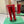 BLC Cagole Knee-High Boots 9.5cm Red Leather 985492