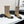CC Mid-Calf Sock Boots Black Beige Suede Stretch Knit 985657