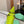BLC Cagole Mid-Calf Boots 9.5cm Neon Green Leather 985485