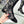CD Lace Knee-High Boots 3.5Cm Black Lace Suede 981811
