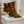 BM 26S Open-Toe Ankle Boots 9.5cm Gold Buttons Stiletto Brown Suede 111323