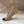 BM 26S Moneta Monogram Lace-Up Boots Peep-Toe Brown Knit 111314
