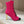 BM 26S Moneta Monogram Lace-Up Boots Peep-Toe Hot Pink Knit 111313
