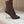 BM 26S Moneta Monogram Lace-Up Boots Peep-Toe Coffe Knit 111312