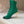 BM 26S Moneta Monogram Lace-Up Boots Peep-Toe Dark Green Knit 111311